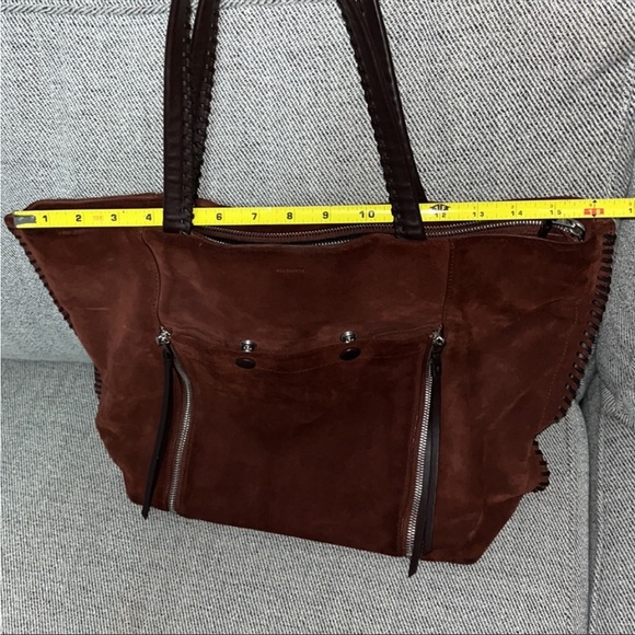 Gorgeous All Saints Fluer De Lis East West Suede Tote
Burgundy Handbag ! - Picture 5 of 10